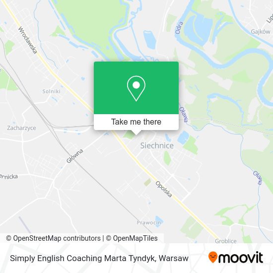 Simply English Coaching Marta Tyndyk map