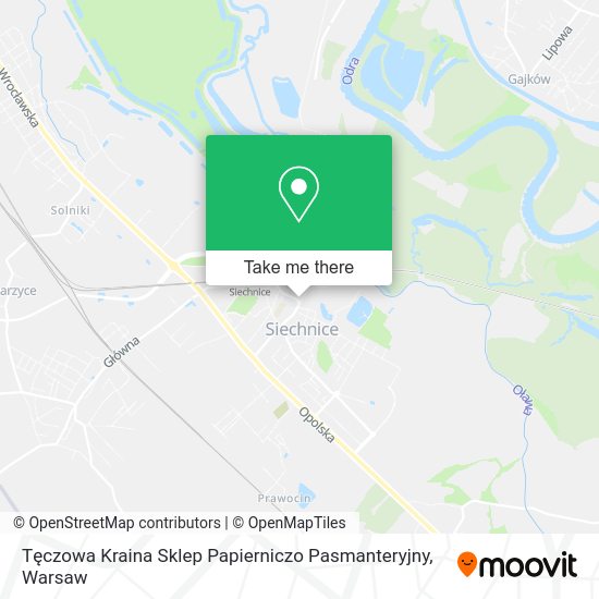 Tęczowa Kraina Sklep Papierniczo Pasmanteryjny map