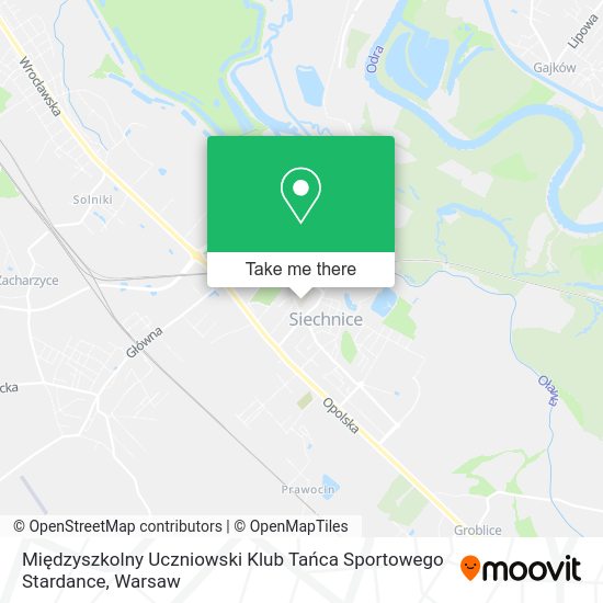 Międzyszkolny Uczniowski Klub Tańca Sportowego Stardance map