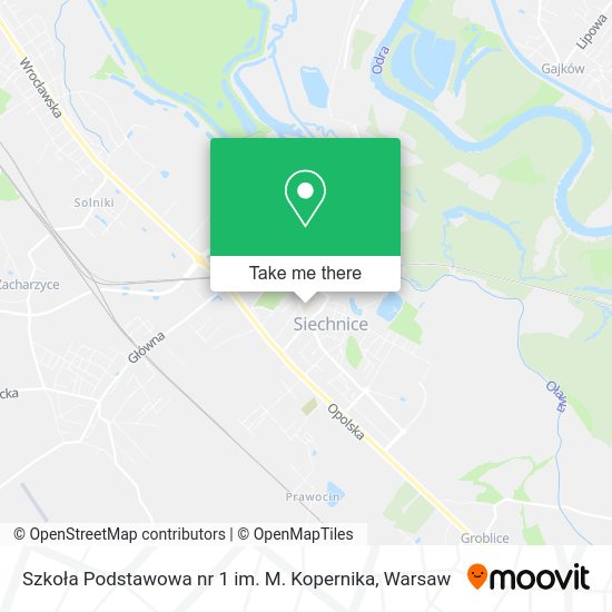 Szkoła Podstawowa nr 1 im. M. Kopernika map