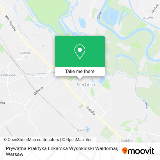 Prywatna Praktyka Lekarska Wysokidski Waldemar map