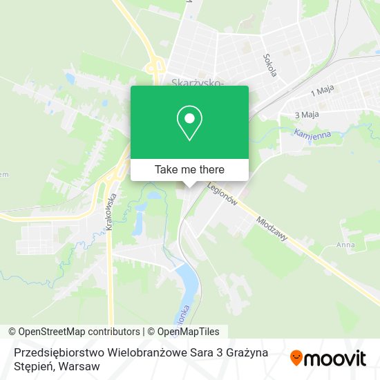 Przedsiębiorstwo Wielobranżowe Sara 3 Grażyna Stępień map