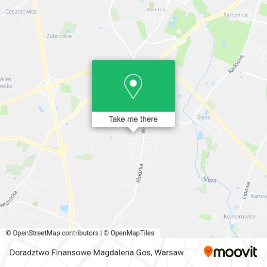 Doradztwo Finansowe Magdalena Gos map