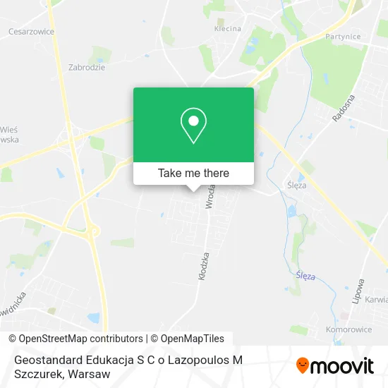 Карта Geostandard Edukacja S C o Lazopoulos M Szczurek