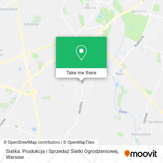 Siatka. Produkcja i Sprzedaż Siatki Ogrodzeniowej map