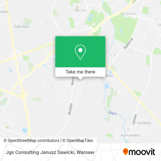 Карта Jgs Consulting Janusz Sawicki