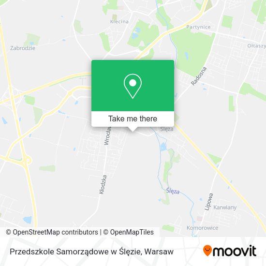 Przedszkole Samorządowe w Ślęzie map