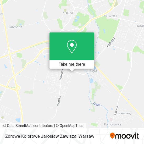 Zdrowe Kolorowe Jaroslaw Zawisza map