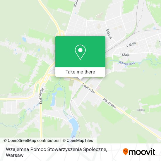 Wzajemna Pomoc Stowarzyszenia Społeczne map