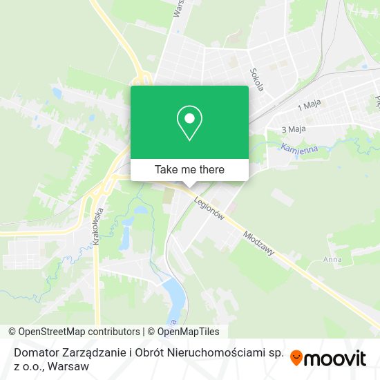 Domator Zarządzanie i Obrót Nieruchomościami sp. z o.o. map