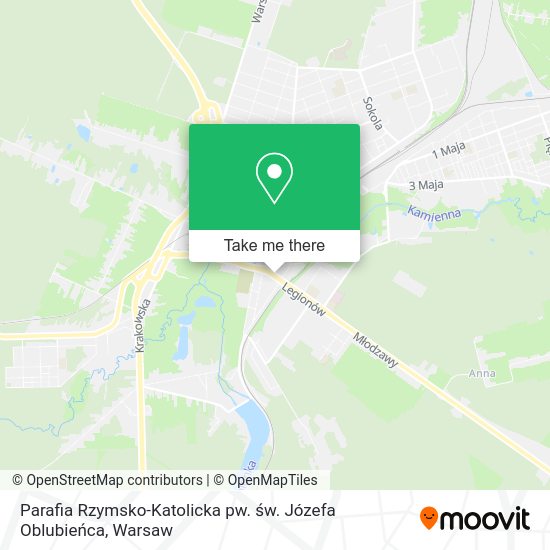 Parafia Rzymsko-Katolicka pw. św. Józefa Oblubieńca map