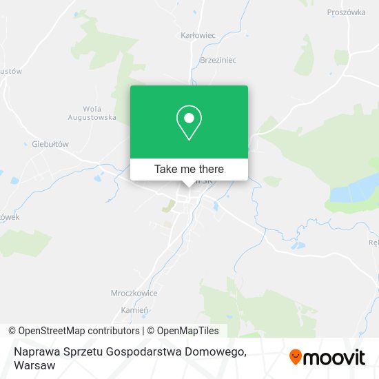 Карта Naprawa Sprzetu Gospodarstwa Domowego