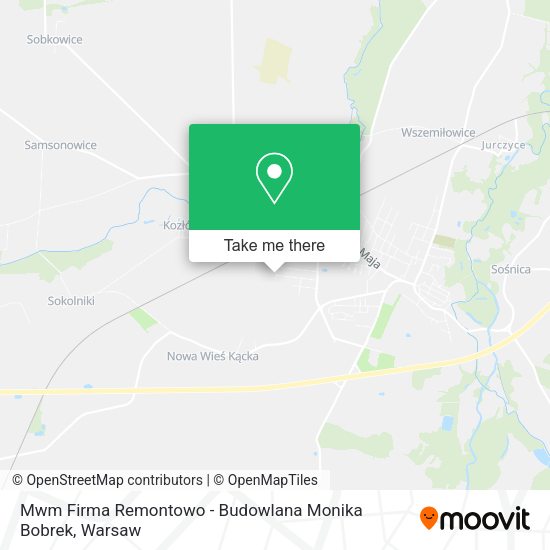 Mwm Firma Remontowo - Budowlana Monika Bobrek map