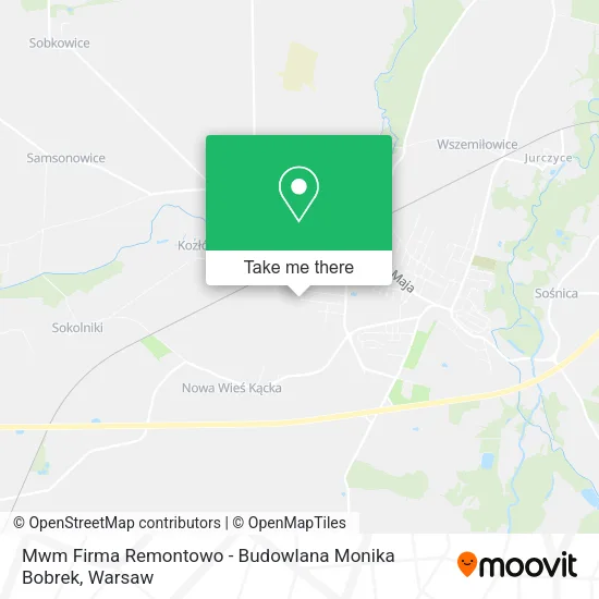 Карта Mwm Firma Remontowo - Budowlana Monika Bobrek