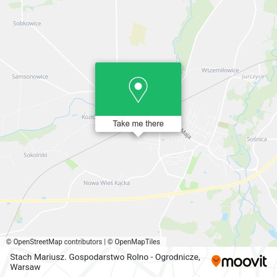 Stach Mariusz. Gospodarstwo Rolno - Ogrodnicze map