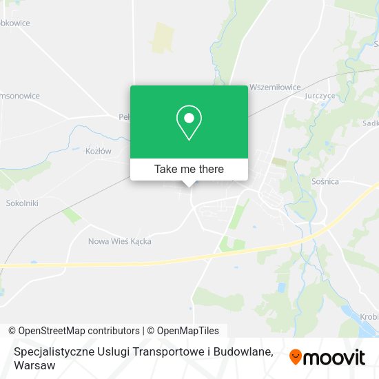 Карта Specjalistyczne Uslugi Transportowe i Budowlane