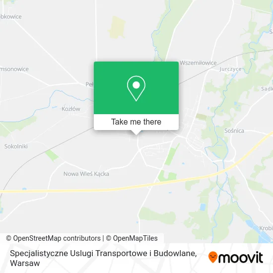 Карта Specjalistyczne Uslugi Transportowe i Budowlane