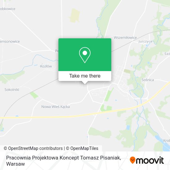 Карта Pracownia Projektowa Koncept Tomasz Pisaniak