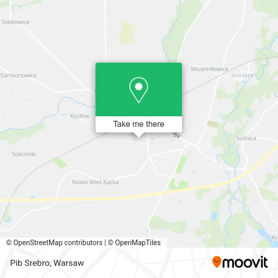 Pib Srebro map