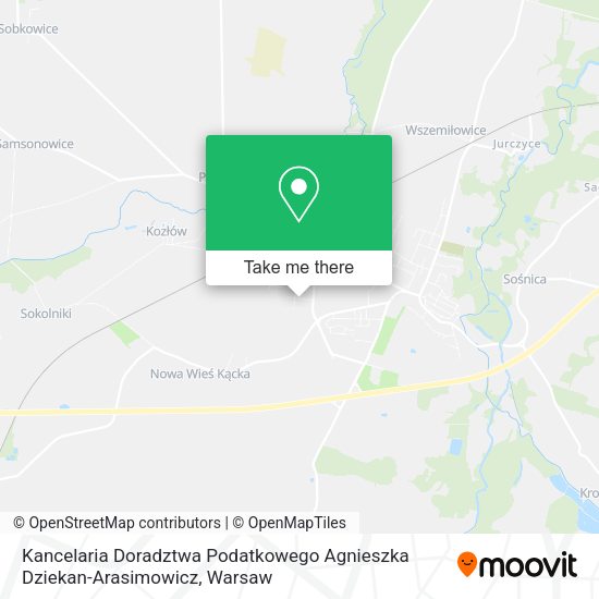 Kancelaria Doradztwa Podatkowego Agnieszka Dziekan-Arasimowicz map