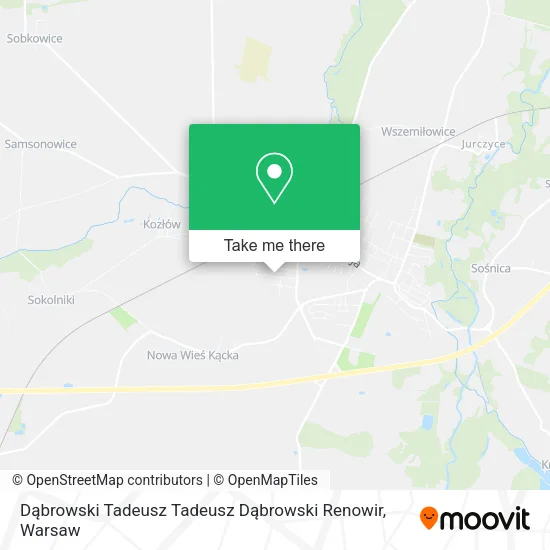 Карта Dąbrowski Tadeusz Tadeusz Dąbrowski Renowir