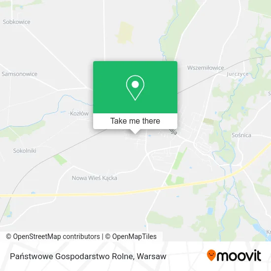 Карта Państwowe Gospodarstwo Rolne