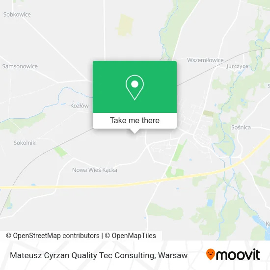 Карта Mateusz Cyrzan Quality Tec Consulting