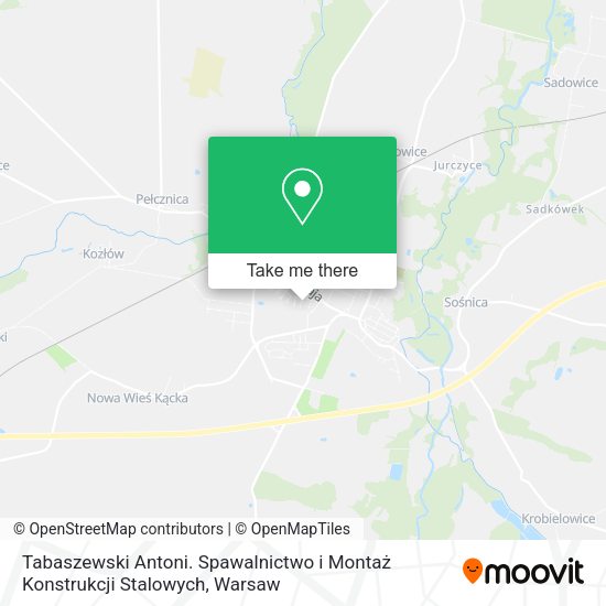 Tabaszewski Antoni. Spawalnictwo i Montaż Konstrukcji Stalowych map