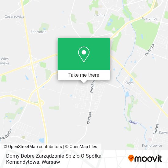 Domy Dobre Zarządzanie Sp z o O Spółka Komandytowa map