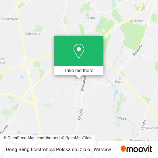 Карта Dong Bang Electronics Polska sp. z o.o.
