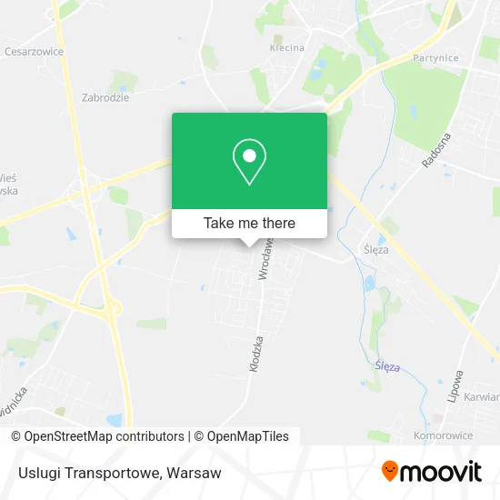 Карта Uslugi Transportowe