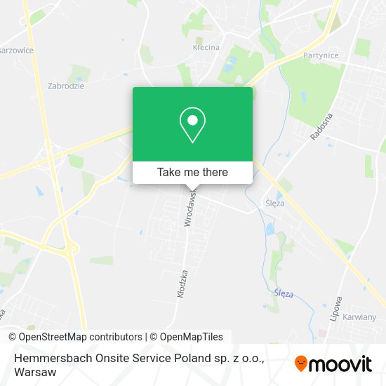 Карта Hemmersbach Onsite Service Poland sp. z o.o.