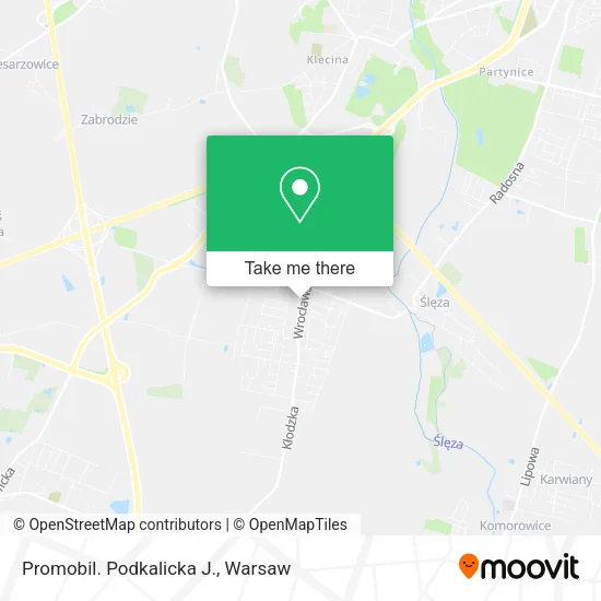 Карта Promobil. Podkalicka J.