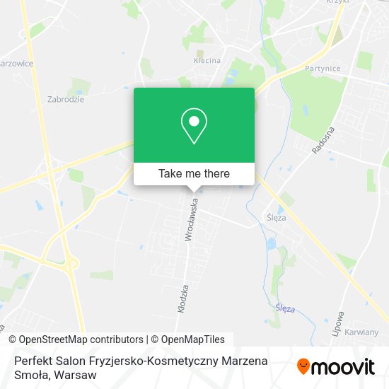 Perfekt Salon Fryzjersko-Kosmetyczny Marzena Smoła map