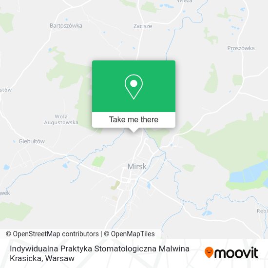 Indywidualna Praktyka Stomatologiczna Malwina Krasicka map