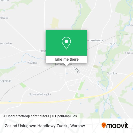 Zaklad Uslugowo Handlowy Zuczki map