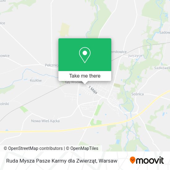 Карта Ruda Mysza Pasze Karmy dla Zwierząt