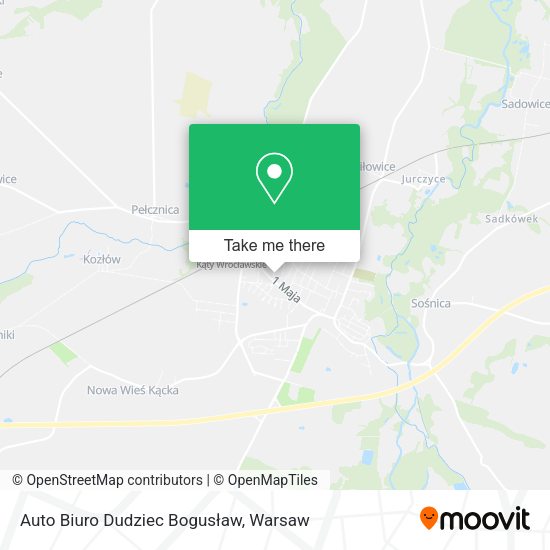 Auto Biuro Dudziec Bogusław map