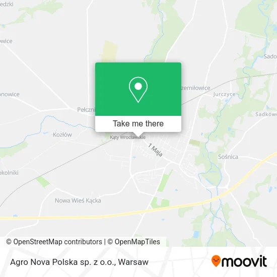 Карта Agro Nova Polska sp. z o.o.