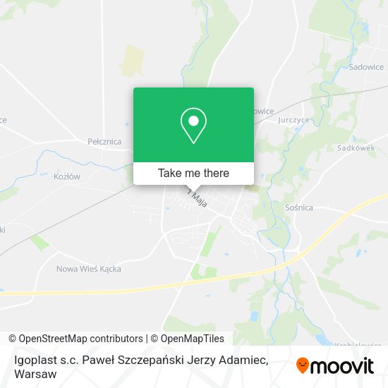 Igoplast s.c. Paweł Szczepański Jerzy Adamiec map