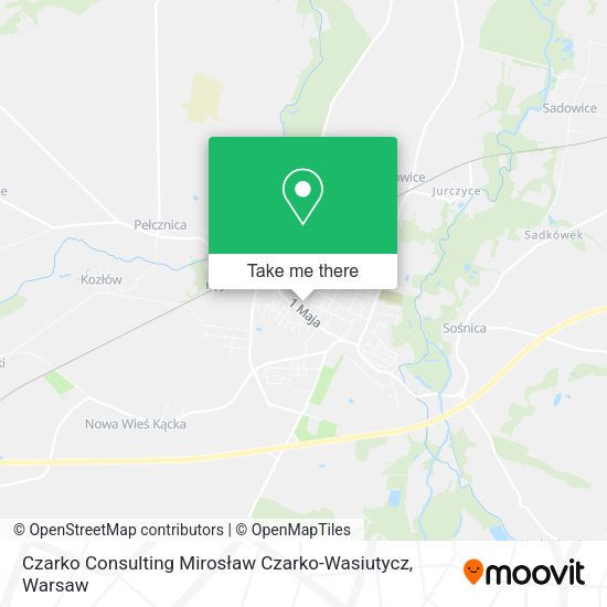 Czarko Consulting Mirosław Czarko-Wasiutycz map