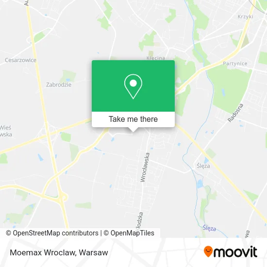 Карта Moemax Wroclaw