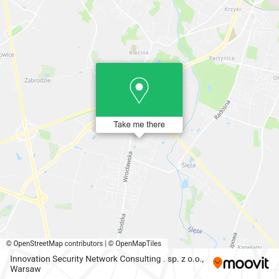 Карта Innovation Security Network Consulting . sp. z o.o.