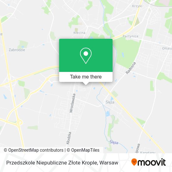 Przedszkole Niepubliczne Złote Krople map