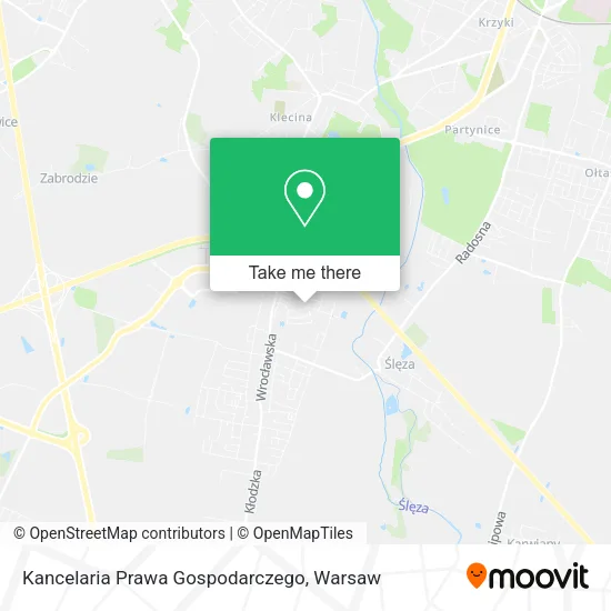 Карта Kancelaria Prawa Gospodarczego