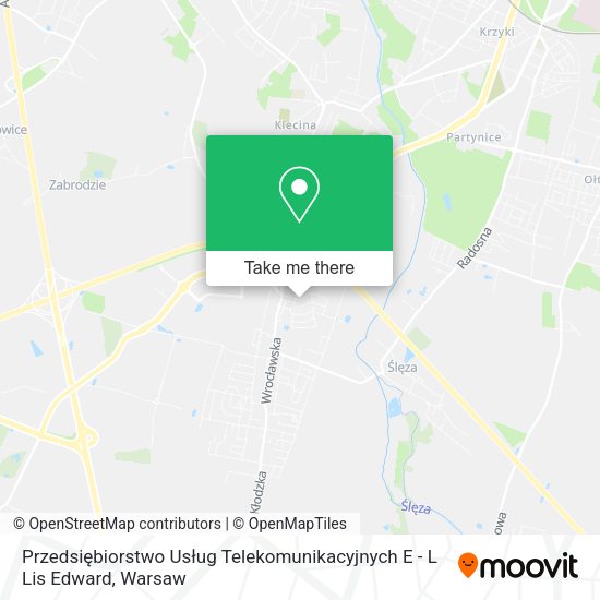 Przedsiębiorstwo Usług Telekomunikacyjnych E - L Lis Edward map