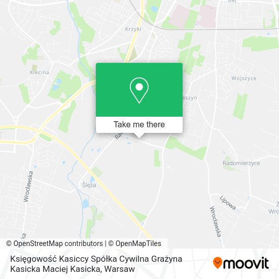 Księgowość Kasiccy Spółka Cywilna Grażyna Kasicka Maciej Kasicka map