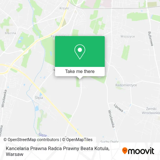 Карта Kancelaria Prawna Radca Prawny Beata Kotula