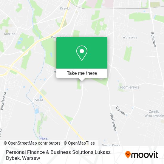 Personal Finance & Business Solutions Łukasz Dybek map