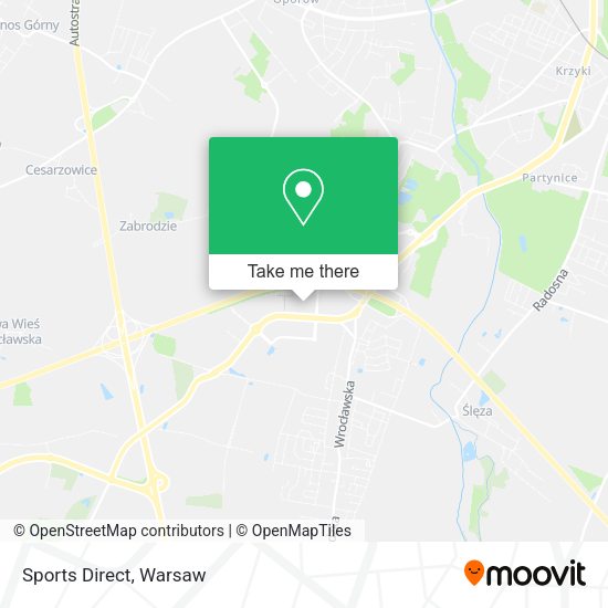 Sports Direct map